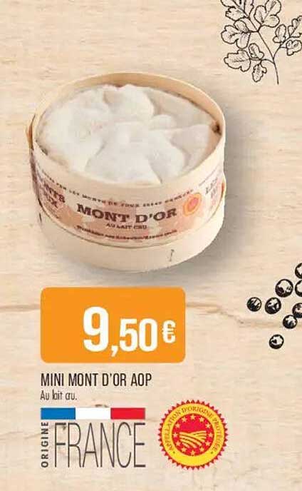 MINI MONT D’OR AOP Au lait cru.