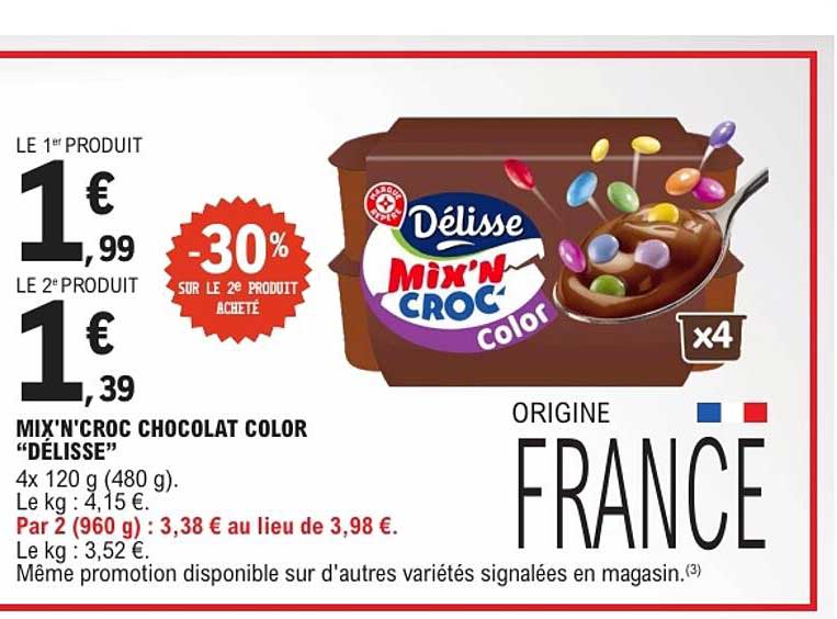 MIX'N'CROC CHOCOLAT COLOR “DÉLISSE”
