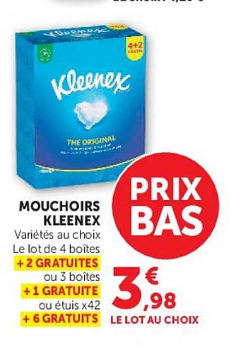 MOUCHOIRS KLEENEX