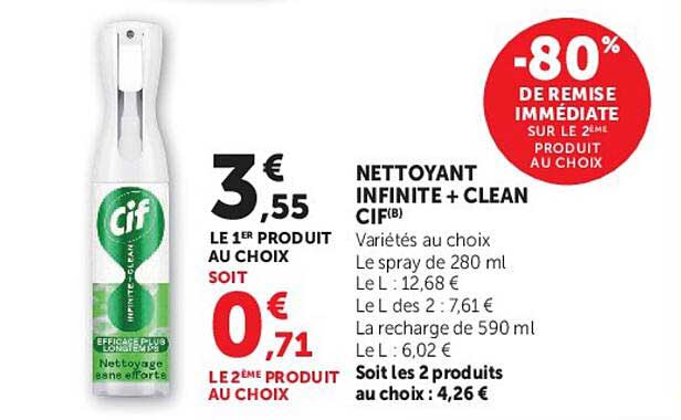NETTOYANT INFINITE + CLEAN CIF®