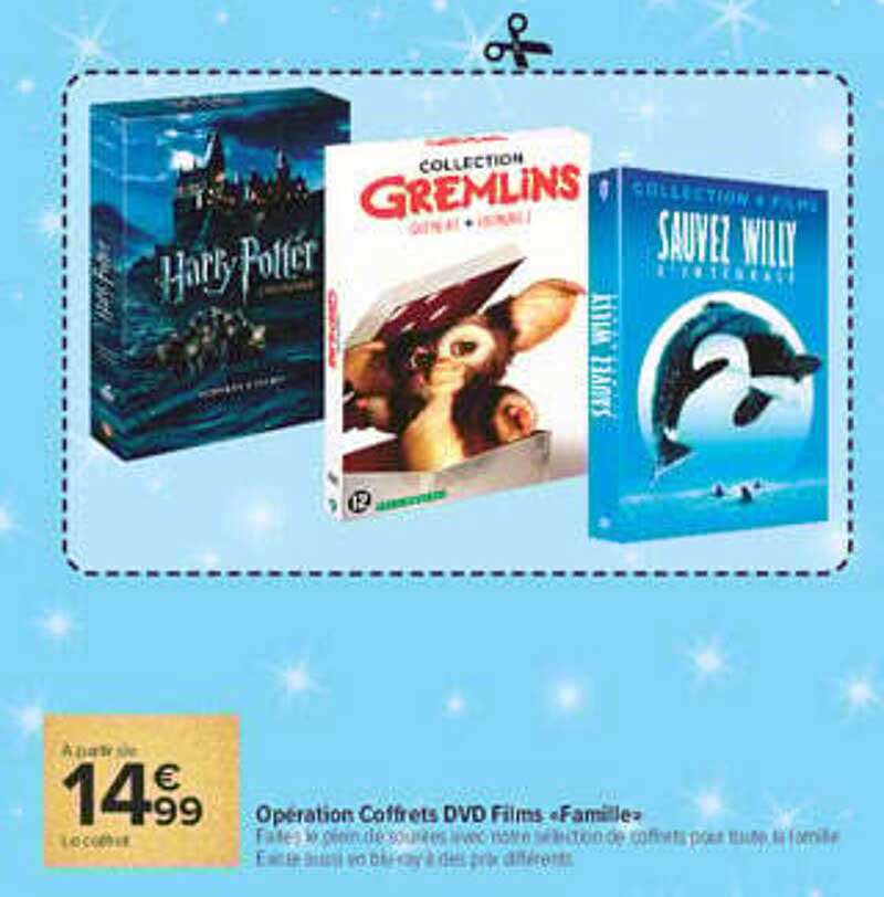 Opération Coffrets DVD Films «Famille»