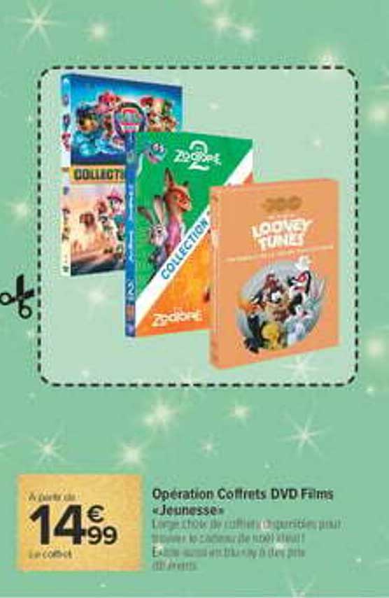 Opération Coffrets DVD Films Jeunesse