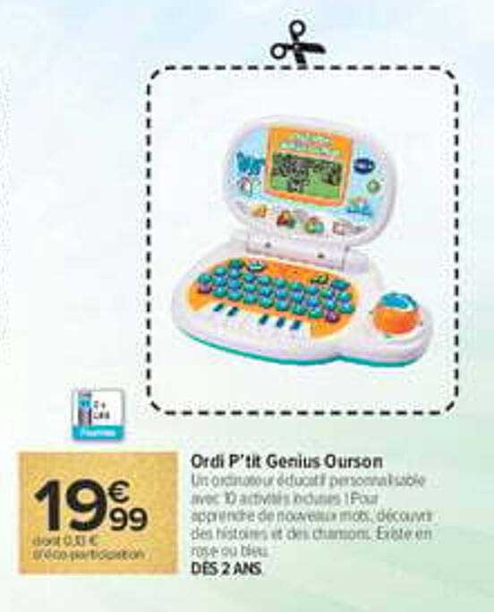 Ordi P’tit Genius Ourson
