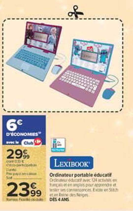 Ordinateur portable éducatif LEXIBOOK