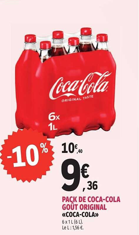 PACK DE COCA-COLA GOÛT ORIGINAL «COCA-COLA»
