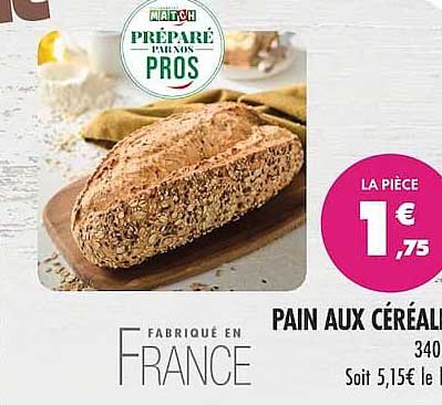 PAIN AUX CÉRÉALES