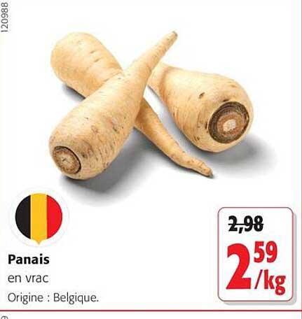 Panais en vrac
