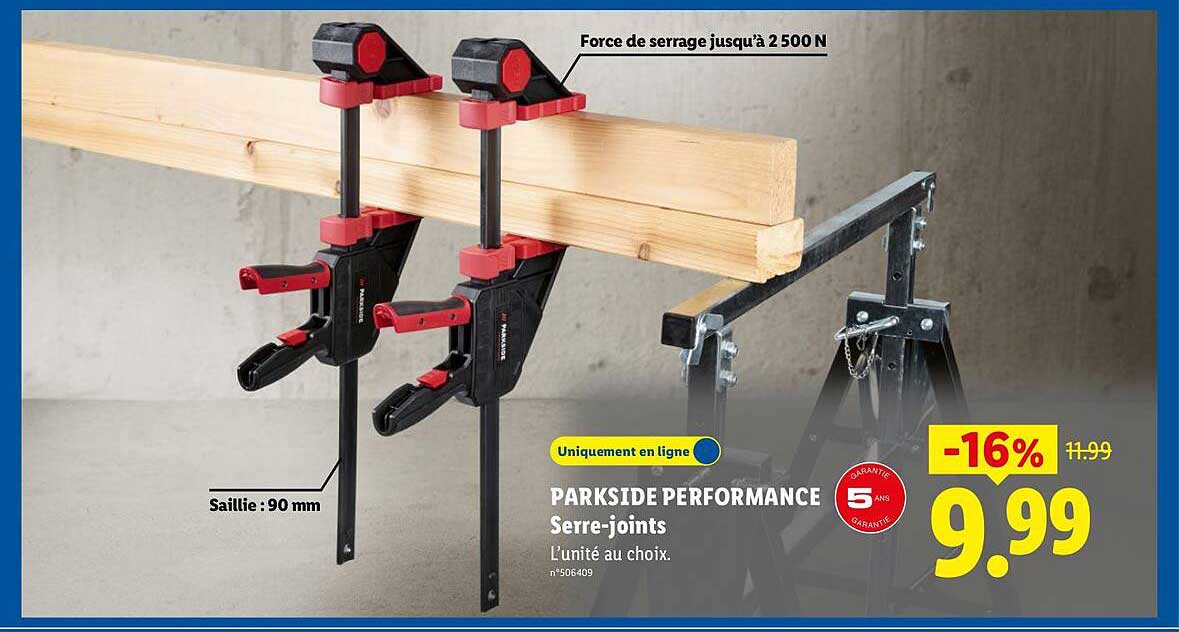 PARKSIDE PERFORMANCE Serre-joints