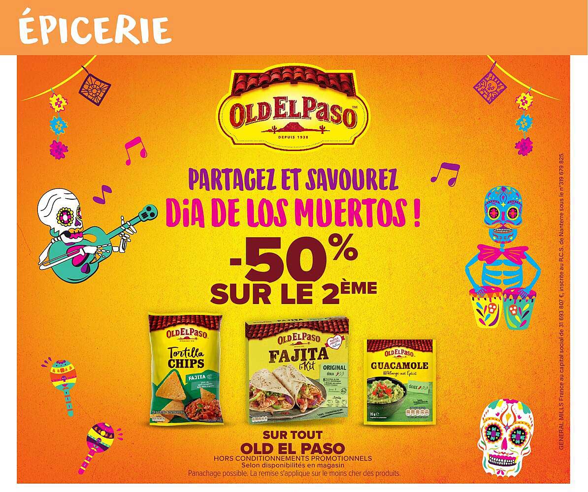 PARTAGEZ ET SAVOUREZ DIA DE LOS MUERTOS ! -50% SUR LE 2ÈME