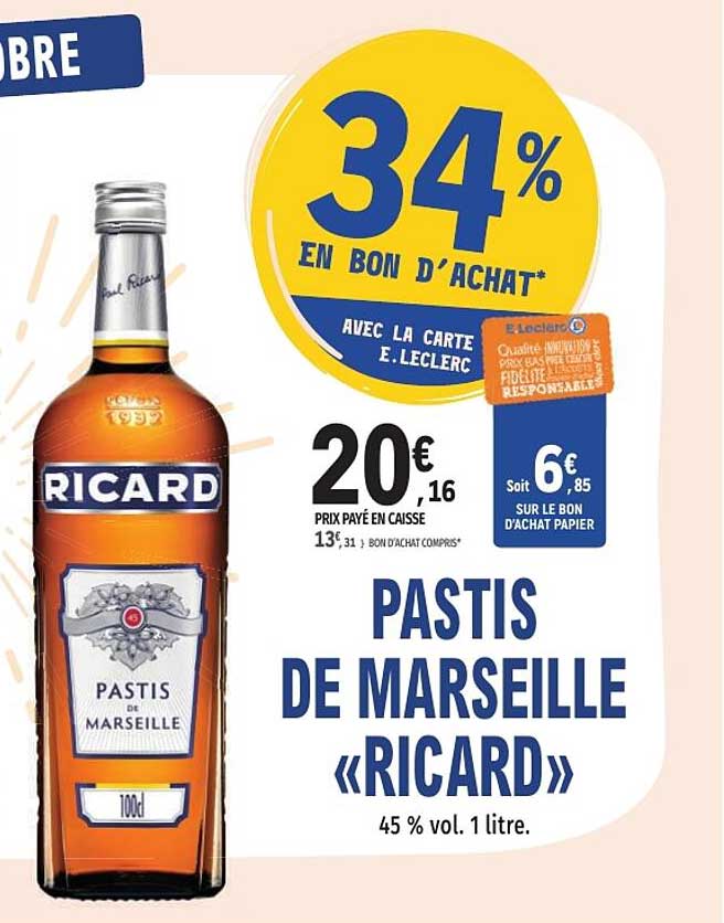 PASTIS DE MARSEILLE «RICARD»