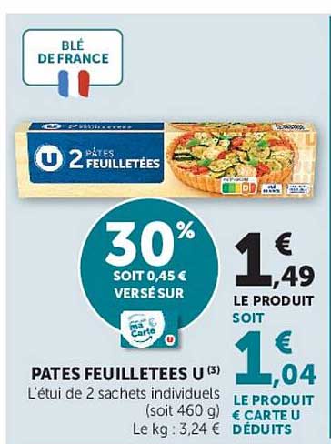 PATES FEUILLETEES U