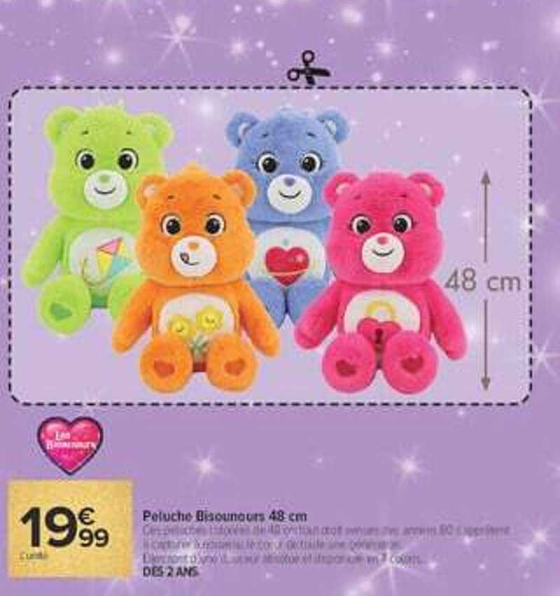 Peluche Bisounours 48 cm