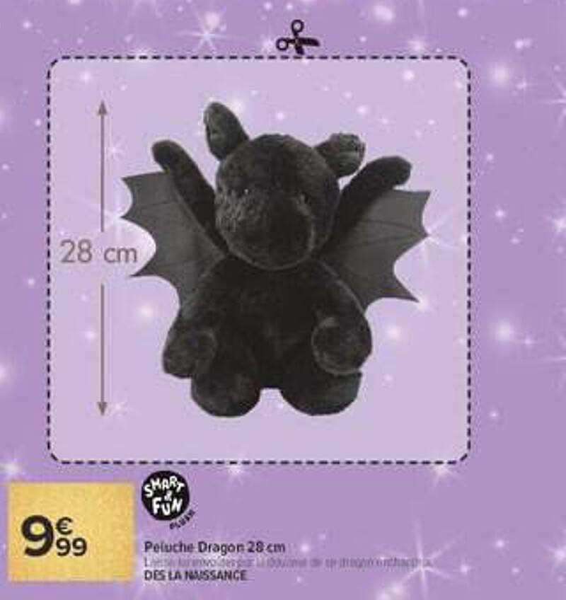 Peluche Dragon 28 cm