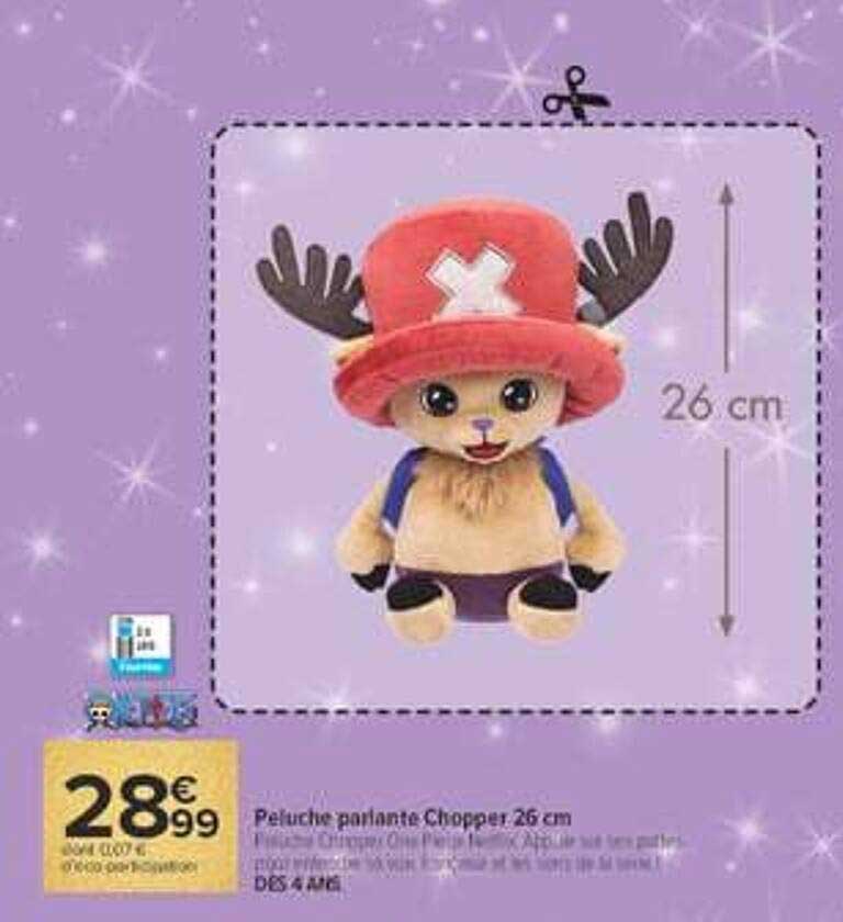 Peluche parlante Chopper 26 cm