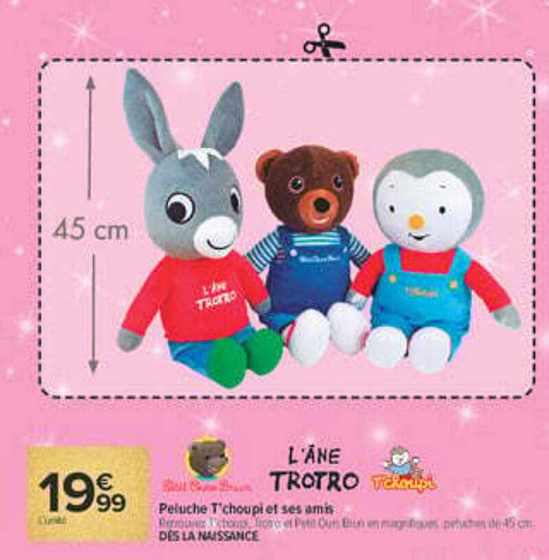 Peluche T'choupi et ses amis