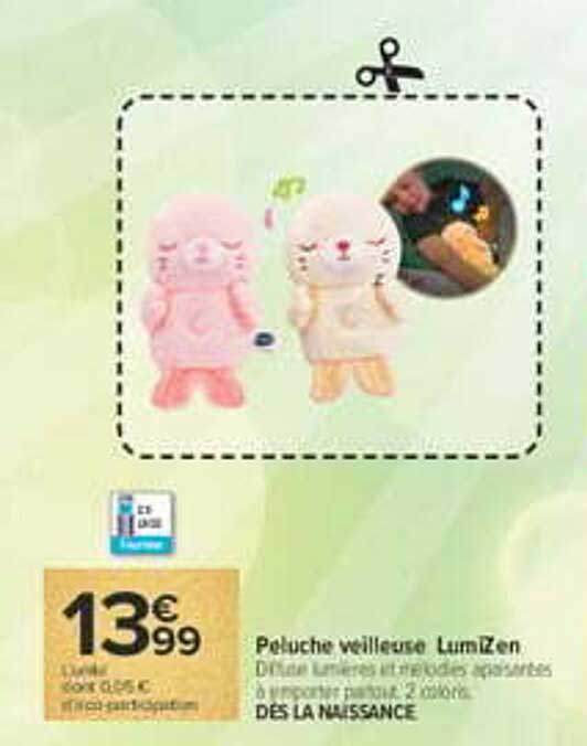 Peluche veilleuse Lumizen