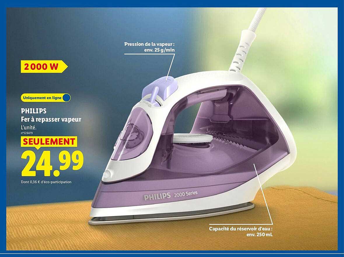 PHILIPS Fer à repasser vapeur