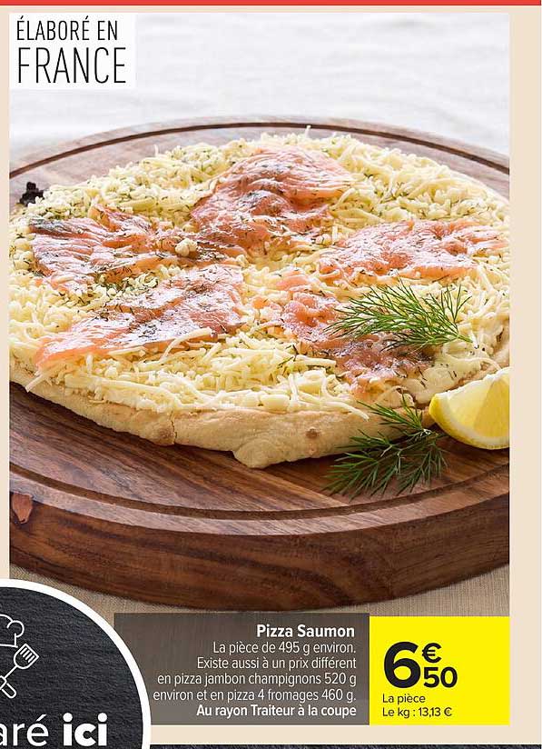 Pizza Saumon