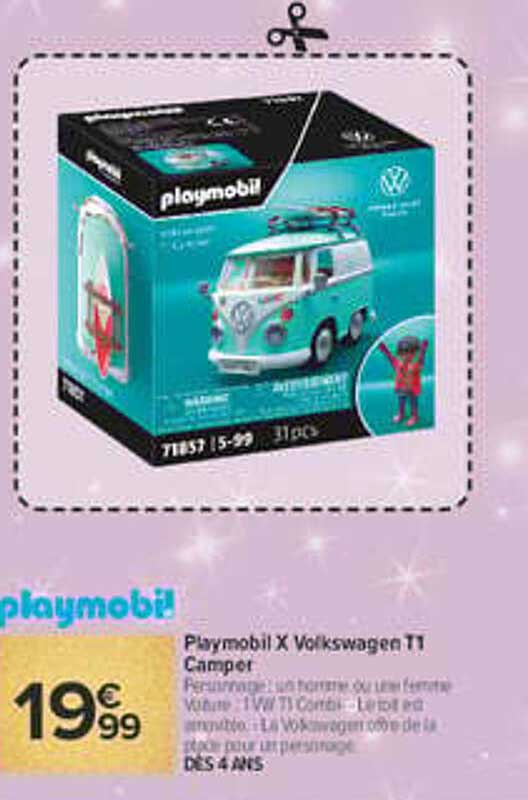 Playmobil X Volkswagen T1 Camper