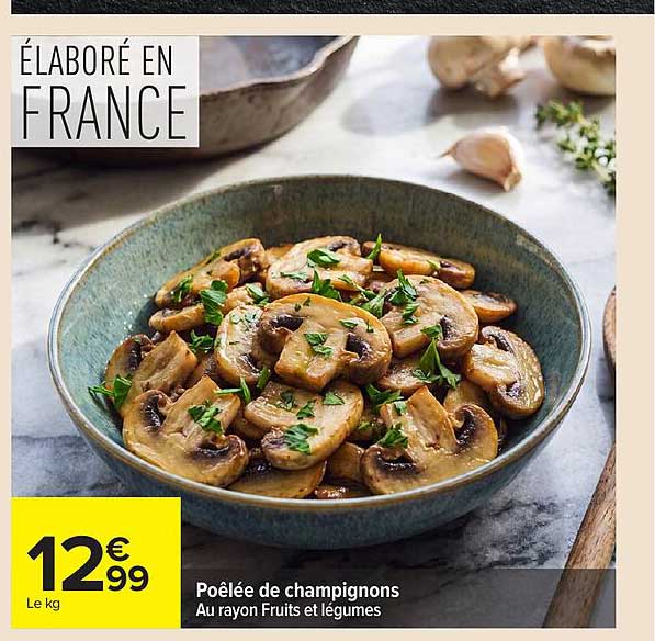Poêlée de champignons