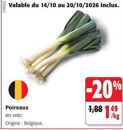Poireaux en vrac
