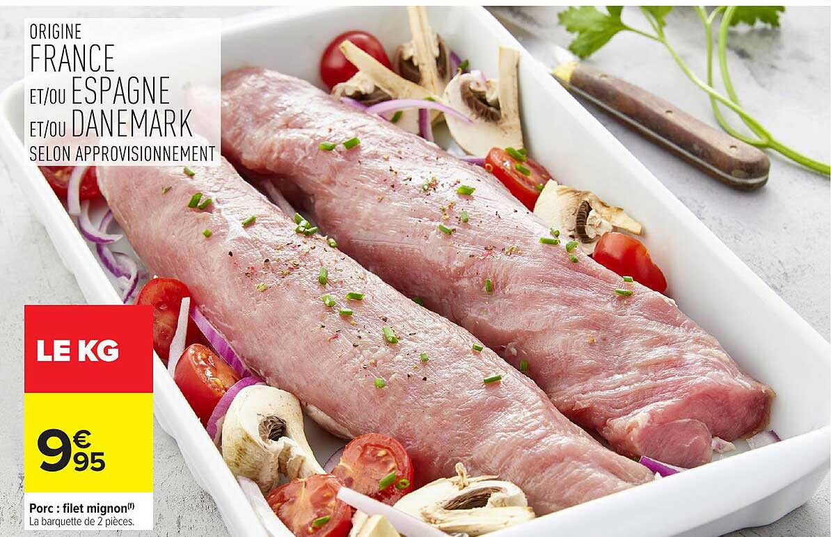 Porc : filet mignon(f)