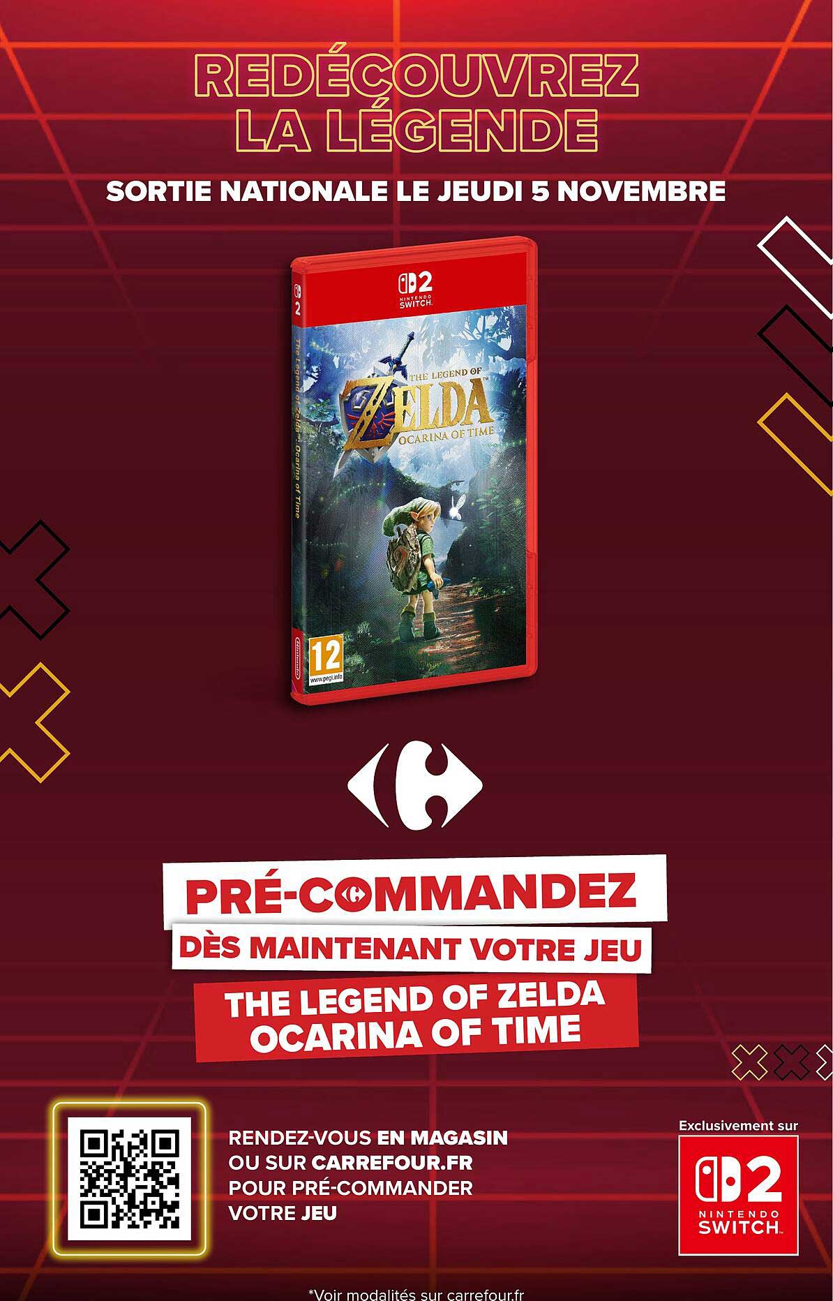 PRÉ-COMMANDEZ DÈS MAINTENANT VOTRE JEU THE LEGEND OF ZELDA OCARINA OF TIME