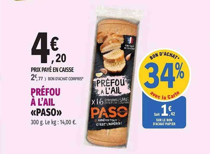 PRÉFOU À L’AIL «PASO»