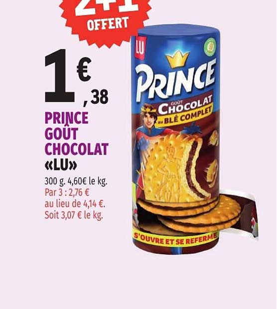 PRINCE GOUT CHOCOLAT «LU»