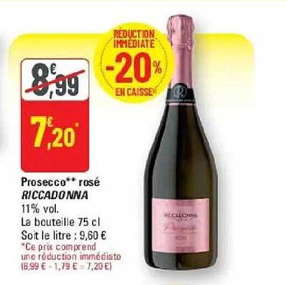 Prosecco** rosé RICCADONNA