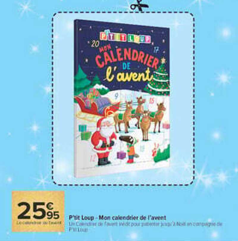 P'tit loup - Mon calendrier de l'avent