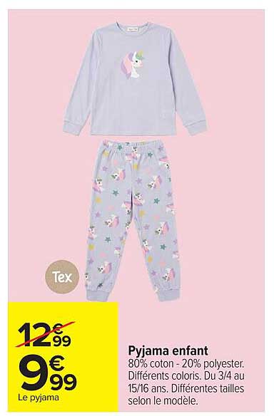 Pyjama enfant