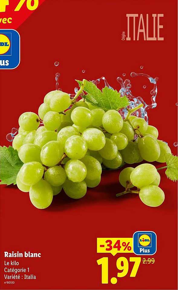 Raisin blanc
