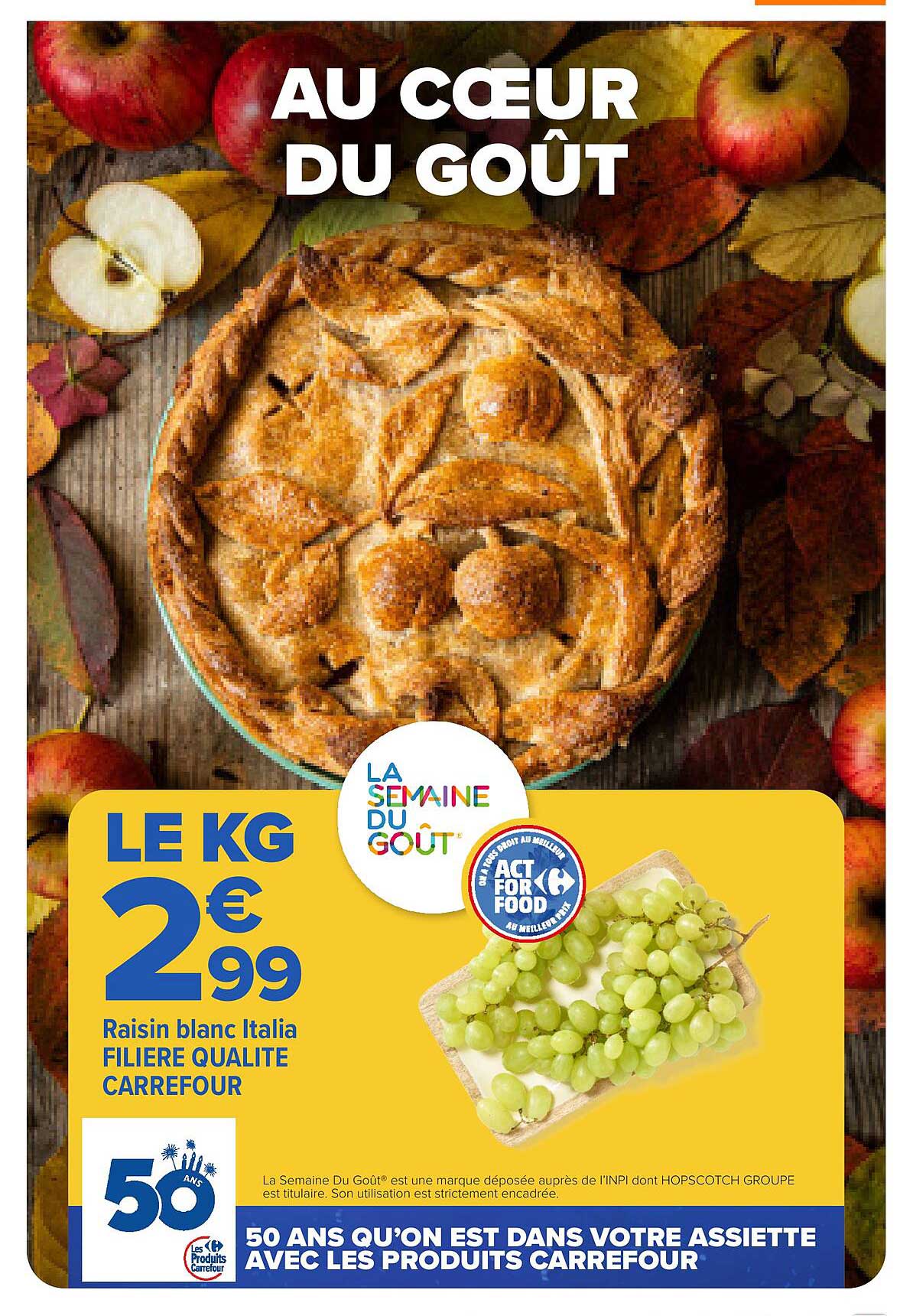 Raisin blanc Italia FILIERE QUALITE CARREFOUR