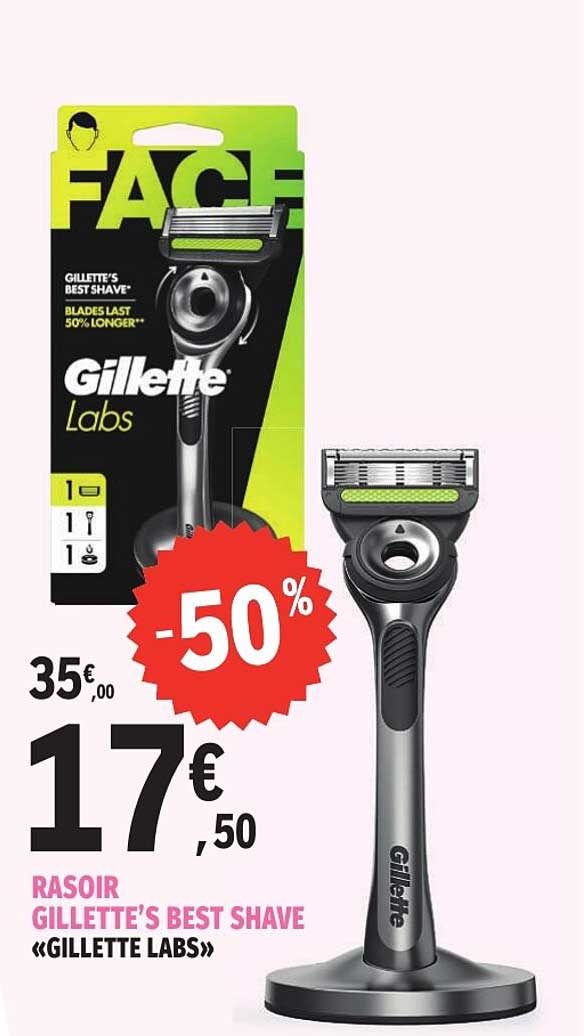 RASOIR GILLETTE'S BEST SHAVE «GILLETTE LABS»