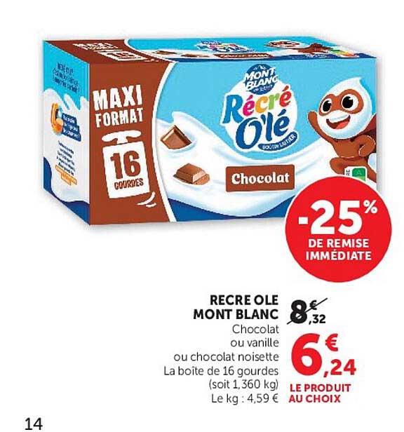 RECRE OLE MONT BLANC