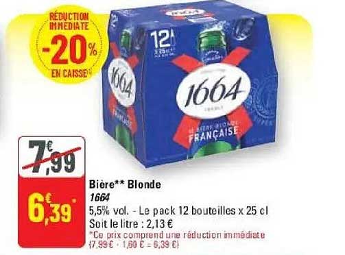RÉDUCTION IMMÉDIATE -20% EN CAISSE !