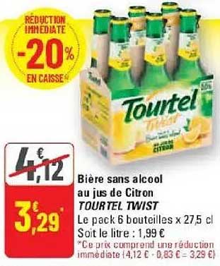Réduction immédiate -20% en caisse