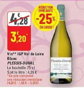 RÉDUCTION IMMÉDIATE -25% EN CAISSE