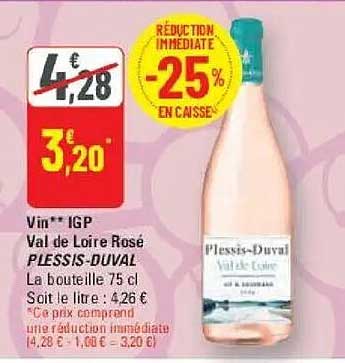 RÉDUCTION IMMÉDIATE -25% EN CAISSE