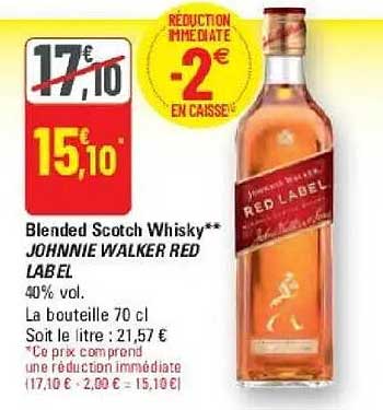 REDUCTION IMMEDIATE -2€ EN CAISSE
