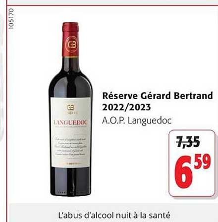 Réserve Gérard Bertrand 2022/2023