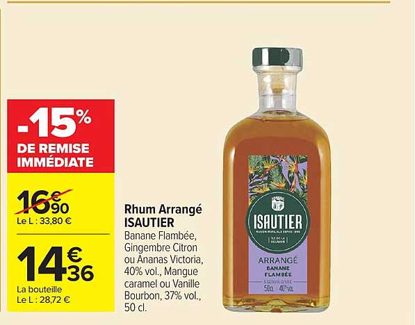 Rhum Arrangé ISAUTIER