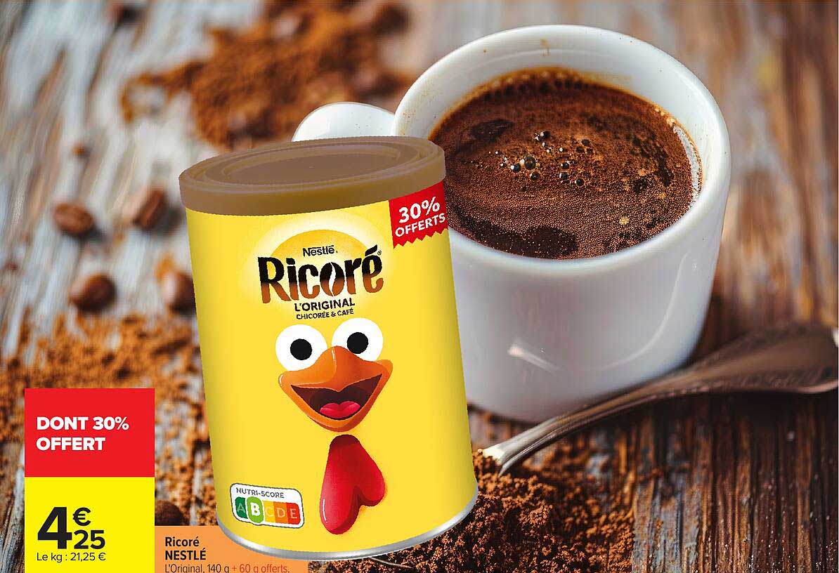Ricoré NESTLÉ L'Original, 140 g + 60 g offerts