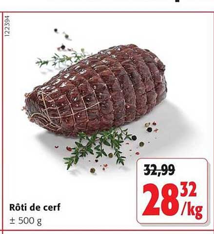Rôti de cerf