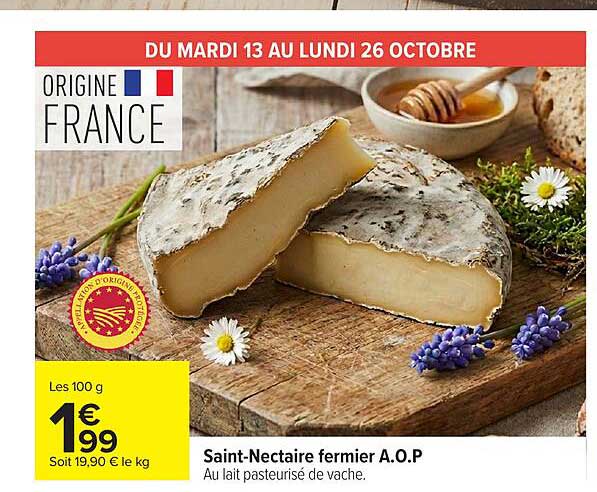 Saint-Nectaire fermier A.O.P