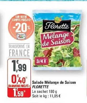 Salade Mélange de Saison FLORETTE