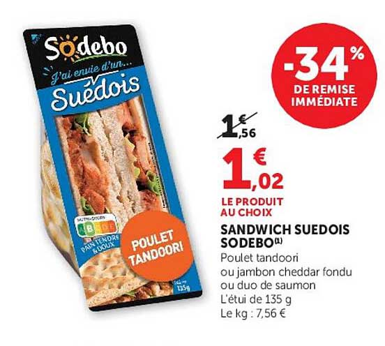 SANDWICH SUDOIS SODEBO