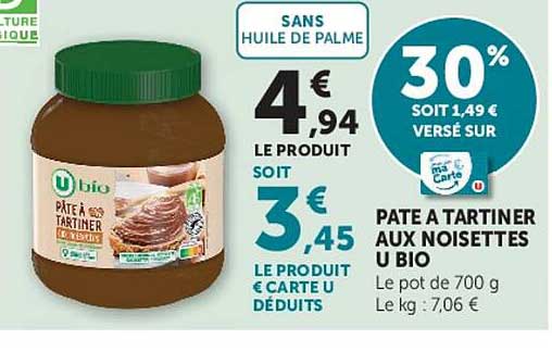 SANS HUILE DE PALME