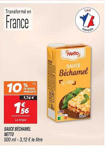 SAUCE BÉCHAMEL NETTO